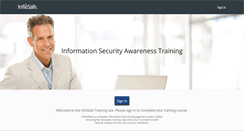 Desktop Screenshot of infosafetraining.com